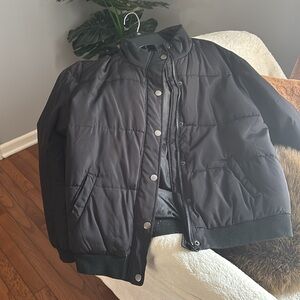 Forever 21 puffer jacket Sz M black
